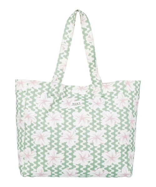 ROXY（ロキシー）の「ANTI BAD VIBES PRINT/ロキシーボタニカル柄トートバッグ（トートバッグ・レディース・グリーン・FREE）」の14枚目の写真