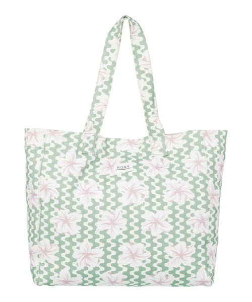 ROXY（ロキシー）の「ANTI BAD VIBES PRINT/ロキシーボタニカル柄トートバッグ（トートバッグ・レディース・グリーン・FREE）」の15枚目の写真