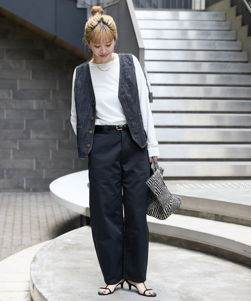 セール】DU JOUR/デュ ジュール RIDING JEAN VEST（ベスト