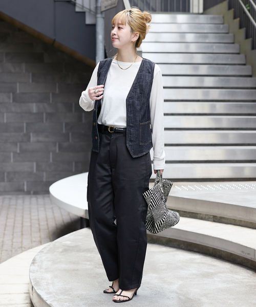 B.C STOCK DUJOURデュジュールRIDING JEANJACKET セール】DU JOUR/デュ ジュール RIDING JEAN VEST（ベスト
