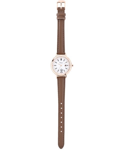 スヌーピー ソーラーカレンダーウォッチ SNOOPY 腕時計 レディース スヌーピー腕時計 レディース腕時計 本革 ベルト 日本製 かわいい おしゃれ キャラクター