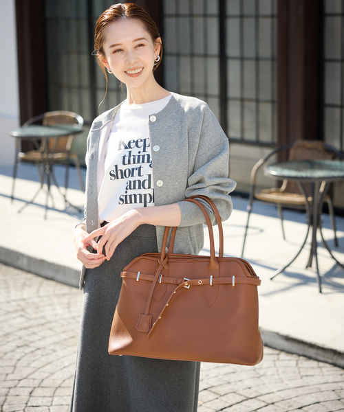SLOBE BELT TOTE BAG 通勤バッグ A4slobe iena WEB限定/追加