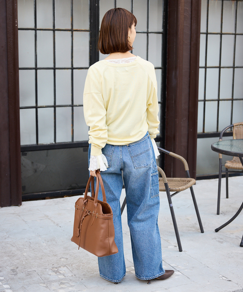 SLOBE IENA（スローブイエナ）の「《WEB限定/追加》SLOBE BELT TOTE BAG（トートバッグ・レディース・ブラック/キャメル・FREE）」の17枚目の写真