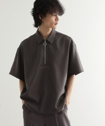 tk.TAKEO KIKUCHI | エンブロハーフジップシャツ(シャツ/ブラウス)
