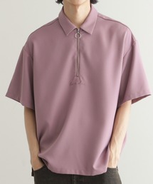 エンブロハーフジップシャツ