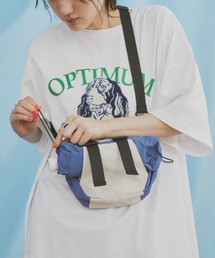 MERLOT | 【500ml収納可能】【折り畳み傘収納可能】バイカラーミニショルダーバッグ(ショルダーバッグ)