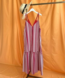 ストライプキャミワンピース