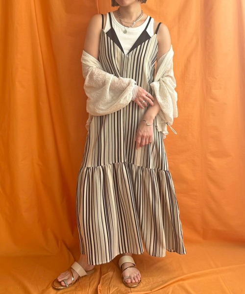 美品　バーバリー　ワンピース　ストライプ 中古・古着通販】BURBERRY (バーバリー) アイコンストライプニット