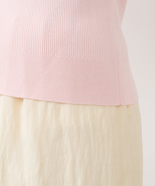 セール】【最強美人見え】クールタッチUVオフショルリブニット（ニット