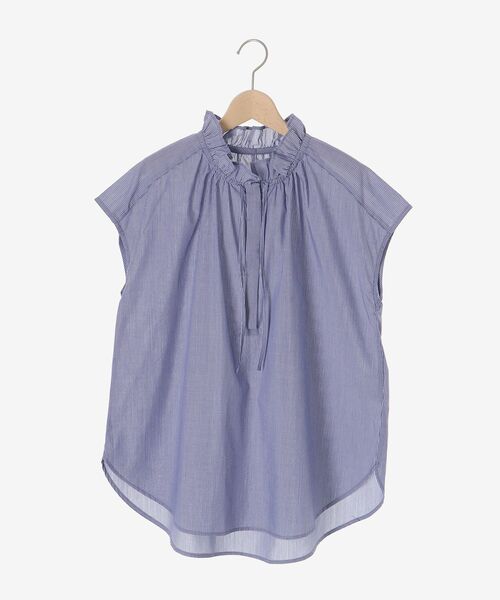 le.coeur blanc(ルクールブラン)の「ストライプフリルカラーブラウス(シャツ/ブラウス・レディース・ホワイト系その他/ブルー系その他2・38)」の15枚目の写真