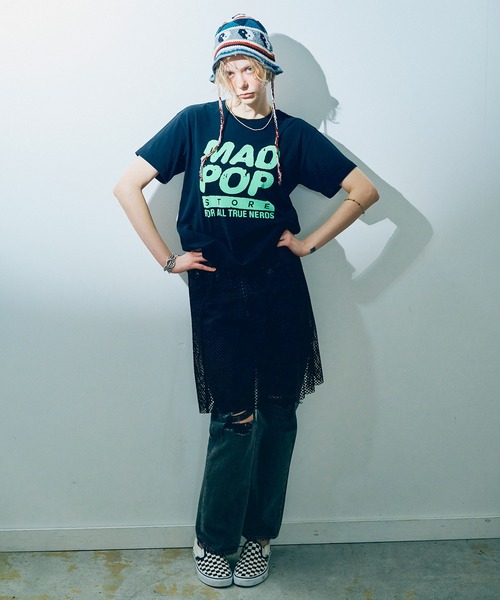 RNA（アールエヌエー）の「R4345 ダメージタイトストレート（デニムパンツ・レディース・ブラック/インディゴブルー・SMALL/MEDIUM）」の18枚目の写真