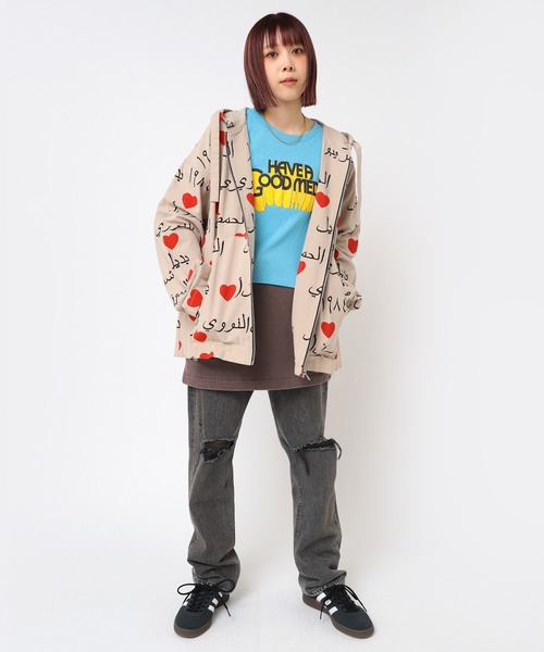 RNA（アールエヌエー）の「R4345 ダメージタイトストレート（デニムパンツ・レディース・ブラック/インディゴブルー・SMALL/MEDIUM）」の10枚目の写真