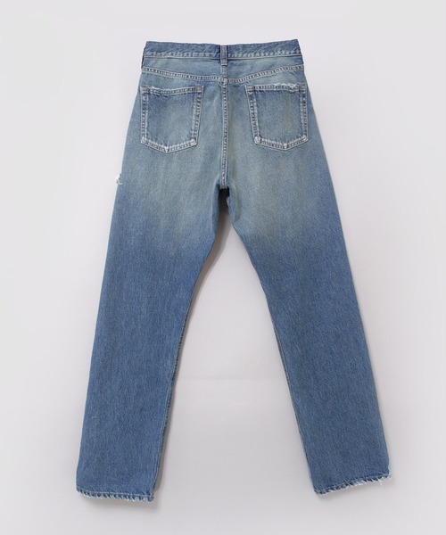 RNA（アールエヌエー）の「R4345 ダメージタイトストレート（デニムパンツ・レディース・ブラック/インディゴブルー・SMALL/MEDIUM）」の7枚目の写真