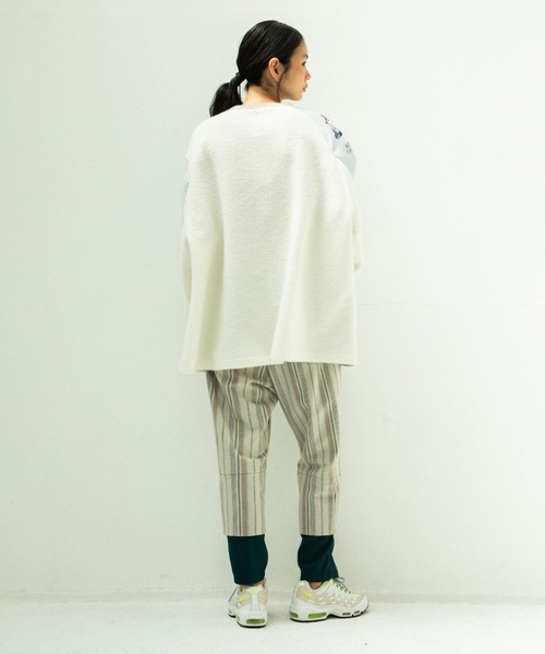 STOF（ストフ）の「STOF/ストフ/FLAGMENTS MIX PULLOVER（Tシャツ/カットソー・メンズ・ホワイト/ブラック・FREE）」の5枚目の写真