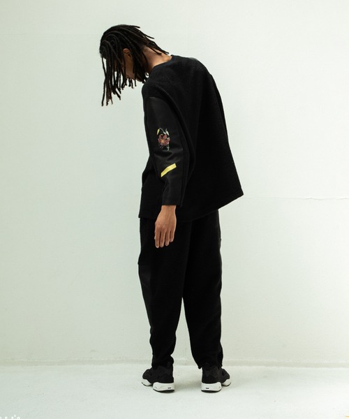 STOF（ストフ）の「STOF/ストフ/FLAGMENTS MIX PULLOVER（Tシャツ/カットソー・メンズ・ホワイト/ブラック・FREE）」の9枚目の写真