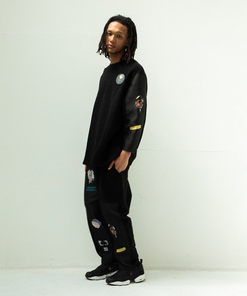 STOF（ストフ）の「STOF/ストフ/FLAGMENTS MIX PULLOVER（Tシャツ/カットソー・メンズ・ホワイト/ブラック・FREE）」の10枚目の写真