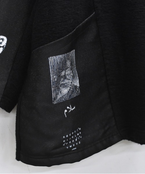 STOF（ストフ）の「STOF/ストフ/FLAGMENTS MIX PULLOVER（Tシャツ/カットソー・メンズ・ホワイト/ブラック・FREE）」の14枚目の写真