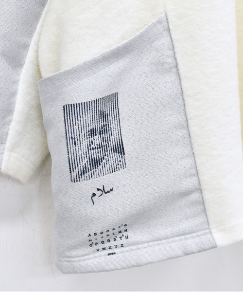 STOF（ストフ）の「STOF/ストフ/FLAGMENTS MIX PULLOVER（Tシャツ/カットソー・メンズ・ホワイト/ブラック・FREE）」の18枚目の写真