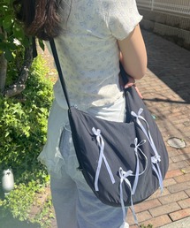 リボンショルダーバッグ