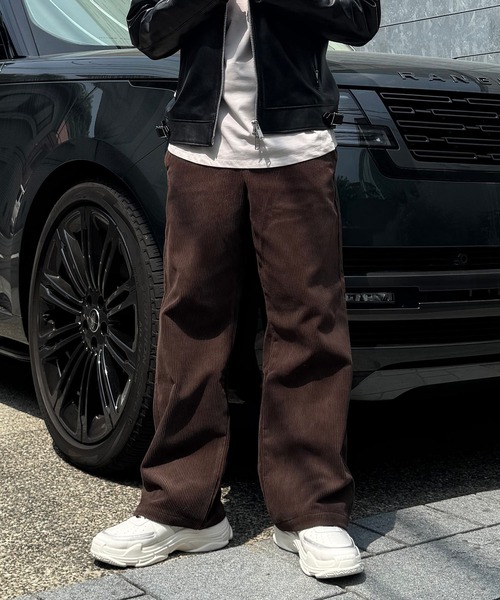 Buffalo Bobs(バッファローボブズ)の「【ZOZO限定】TORINO(トリノ)コーデュロイ ワイド バギー パンツ(その他パンツ・メンズ・ネイビー/ブラック/ダークブラウン・マルチサイズ)」の2枚目の写真