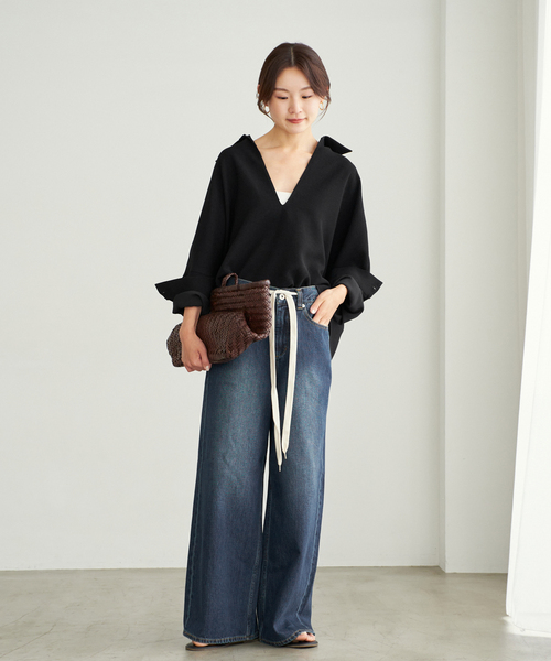 【Plage】R'IAM SUPER LOOSE デニム　34 Plage R'IAM SUPER LOOSE デニム 36 - メルカリ