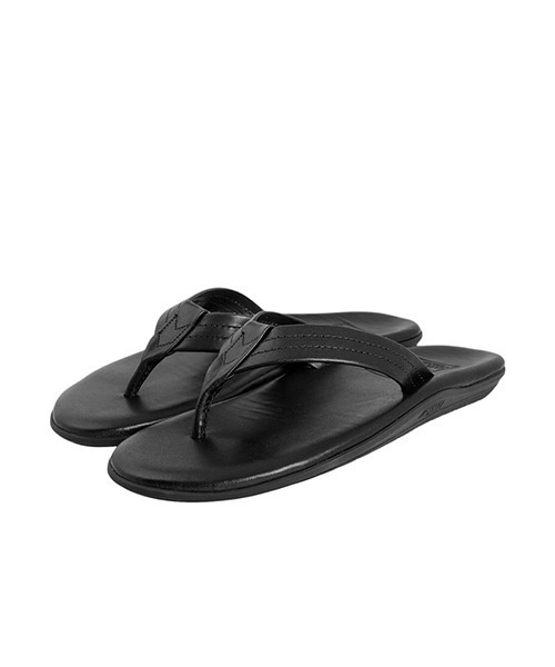 ISLAND SLIPPER（アイランドスリッパ）の「ISLAND SLIPPER / アイランドスリッパ：別注 PT202 TOCHIGI LEATHER THONG：ONLYARK-5-2501[STD]（サンダル・メンズ・ブラック・US8/US9/US10）」の4枚目の写真
