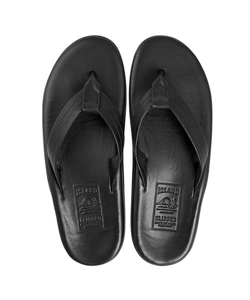 ISLAND SLIPPER（アイランドスリッパ）の「ISLAND SLIPPER / アイランドスリッパ：別注 PT202 TOCHIGI LEATHER THONG：ONLYARK-5-2501[STD]（サンダル・メンズ・ブラック・US8/US9/US10）」の9枚目の写真