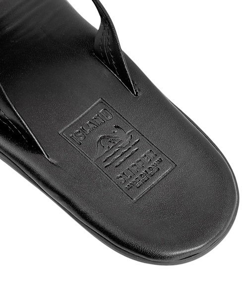 ISLAND SLIPPER（アイランドスリッパ）の「ISLAND SLIPPER / アイランドスリッパ：別注 PT202 TOCHIGI LEATHER THONG：ONLYARK-5-2501[STD]（サンダル・メンズ・ブラック・US8/US9/US10）」の10枚目の写真
