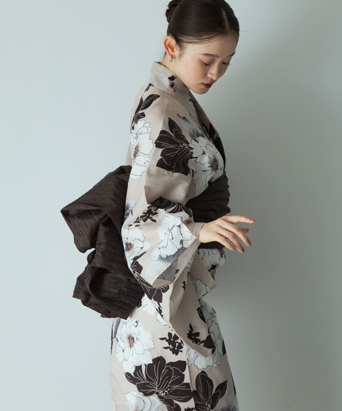 SENSE OF PLACE by URBAN RESEARCH(センスオブプレイスバイアーバンリサーチ)の「浴衣2点セットB(変織紅梅)(浴衣・レディース・ベージュ系その他/ブルー系その他/その他1/その他2・ONE)」の8枚目の写真