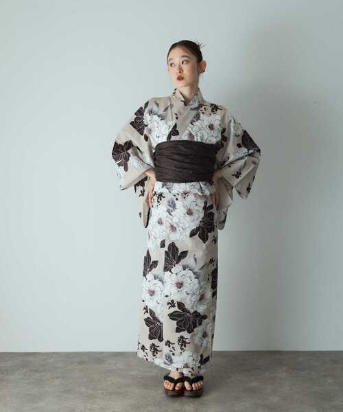 SENSE OF PLACE by URBAN RESEARCH(センスオブプレイスバイアーバンリサーチ)の「浴衣2点セットB(変織紅梅)(浴衣・レディース・ベージュ系その他/ブルー系その他/その他1/その他2・ONE)」の10枚目の写真