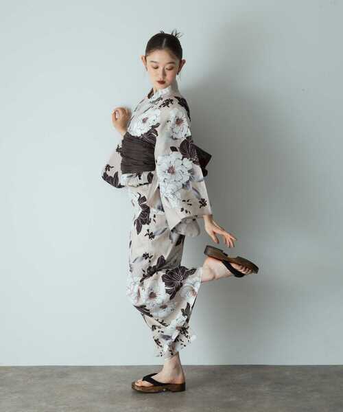 SENSE OF PLACE by URBAN RESEARCH(センスオブプレイスバイアーバンリサーチ)の「浴衣2点セットB(変織紅梅)(浴衣・レディース・ベージュ系その他/ブルー系その他/その他1/その他2・ONE)」の11枚目の写真