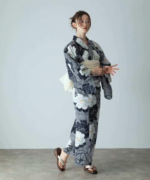 SENSE OF PLACE by URBAN RESEARCH 浴衣2点セット 浴衣2点セットA(変織紅梅)[AA45-2JS001]｜URBAN RESEARCH公式