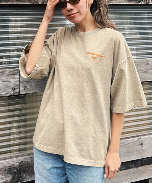tシャツ ONE MORE/ロキシードロップショルダー半袖Tシャツ レディース ONE MORE/ロキシードロップショルダー半袖Tシャツ（Tシャツ