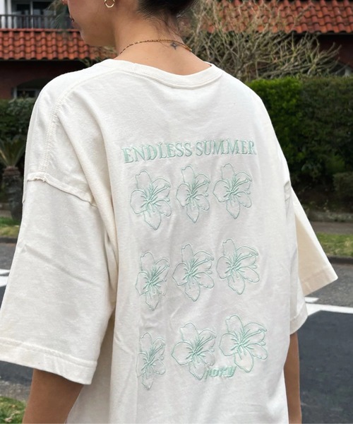 tシャツ ONE MORE/ロキシードロップショルダー半袖Tシャツ レディース ONE MORE/ロキシードロップショルダー半袖Tシャツ（Tシャツ