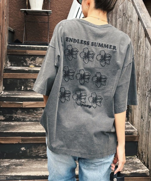 tシャツ ONE MORE/ロキシードロップショルダー半袖Tシャツ レディース ONE MORE/ロキシードロップショルダー半袖Tシャツ（Tシャツ