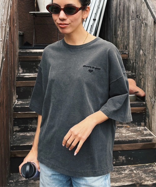 ROXY（ロキシー）の「ONE MORE/ロキシードロップショルダー半袖T