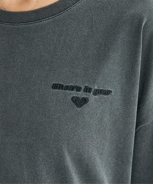 ROXY（ロキシー）の「ONE MORE/ロキシードロップショルダー半袖Tシャツ（Tシャツ/カットソー・レディース・ナチュラル/ブラック/ベージュ/パープル・SMALL/MEDIUM/LARGE）」の9枚目の写真