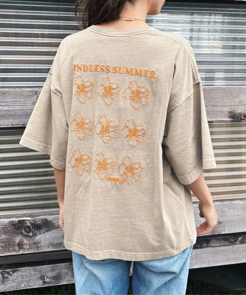 tシャツ ONE MORE/ロキシードロップショルダー半袖Tシャツ レディース ONE MORE/ロキシードロップショルダー半袖Tシャツ（Tシャツ