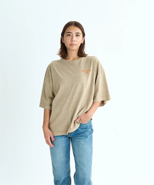 ROXY（ロキシー）の「ONE MORE/ロキシードロップショルダー半袖Tシャツ（Tシャツ/カットソー・レディース・ナチュラル/ブラック/ベージュ/パープル・SMALL/MEDIUM/LARGE）」の20枚目の写真