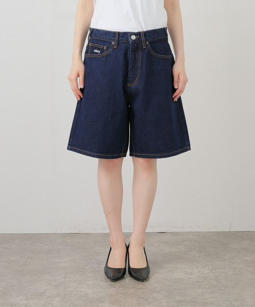 OBEY（オベイ）の「【OBEY / オベイ】BIGWIG BAGGY DENIM 172100090-25U（その他パンツ・レディース・エメラルドブルー/ブルー系その他・28/29）」の4枚目の写真