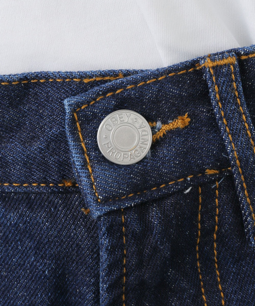 OBEY（オベイ）の「【OBEY / オベイ】BIGWIG BAGGY DENIM 172100090-25U（その他パンツ・レディース・エメラルドブルー/ブルー系その他・28/29）」の12枚目の写真