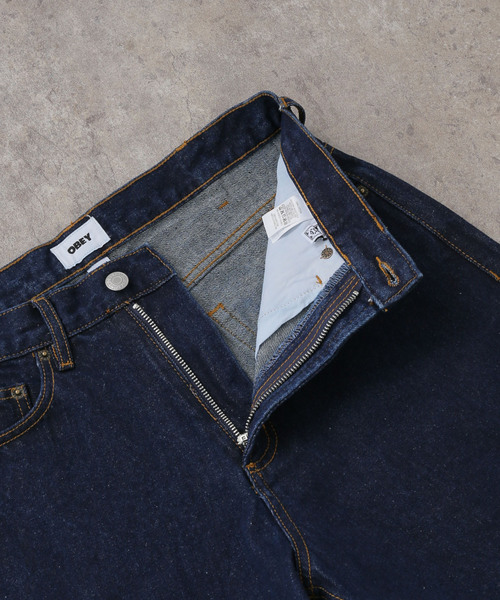 OBEY（オベイ）の「【OBEY / オベイ】BIGWIG BAGGY DENIM 172100090-25U（その他パンツ・レディース・エメラルドブルー/ブルー系その他・28/29）」の14枚目の写真