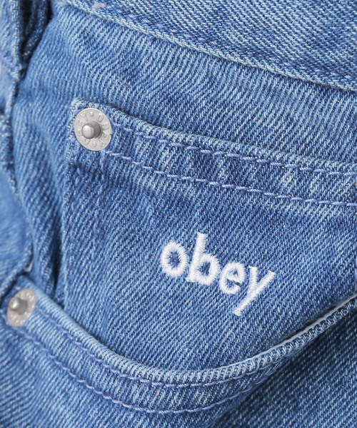 OBEY（オベイ）の「【OBEY / オベイ】BIGWIG BAGGY DENIM 172100090-25U（その他パンツ・レディース・エメラルドブルー/ブルー系その他・28/29）」の19枚目の写真
