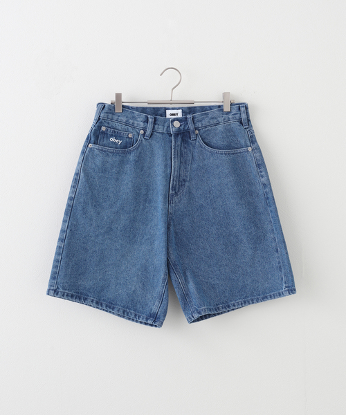 OBEY（オベイ）の「【OBEY / オベイ】BIGWIG BAGGY DENIM 172100090-25U（その他パンツ・レディース・エメラルドブルー/ブルー系その他・28/29）」の21枚目の写真