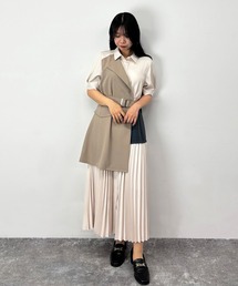 新作完売品♡希少　Mystradaジレドッキングワンピース　新品未使用品タグ付き ジレドッキングワンピース（ワンピース）｜Mystrada（マイ