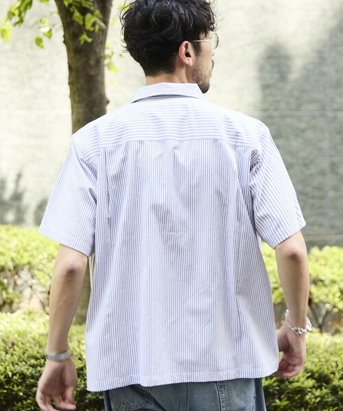 RED KAP（レッドキャップ）の「RED KAP/レッドキャップ 別注 オックスフォード クロップドショートスリーブシャツ/ショート丈（シャツ/ブラウス・メンズ・その他13/サックスブルー/グレー・MEDIUM/LARGE）」の17枚目の写真