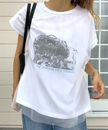 Q | カルーセルチュールT(Tシャツ/カットソー)