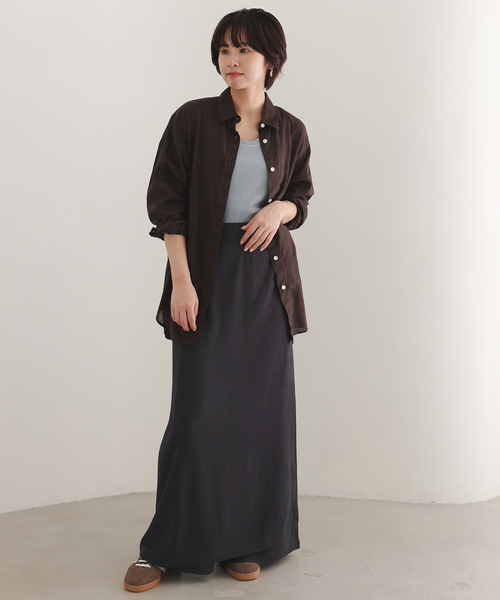 SLOBE IENA(スローブイエナ)の「《WEB限定/追加3》ラップジャージパンツ(その他パンツ・レディース・ブラック/チャコールグレー・36/38)」の11枚目の写真