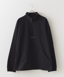 美品 700fill ハーフジップ フリース 黒 M ワンフォークロージング 1111clothing オーバーサイズ ハーフ