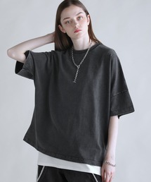 SOCCE | 270ｇコットンウォッシュ加工ハーフスリーブカットソー(Tシャツ/カットソー)